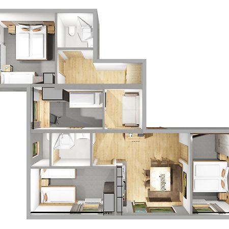 Ferienwohnung Haus Enzian Fiss Exterior foto
